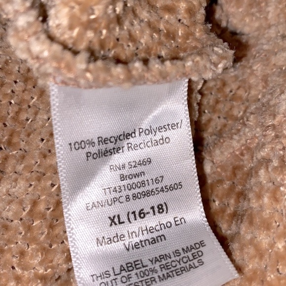 Time and soft tan sweater size XLarge - Picture 4 of 5